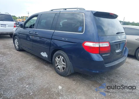 2006 Honda Odyssey Ex z USA, uszkodzony, nr VIN 5FNRL38486B090533